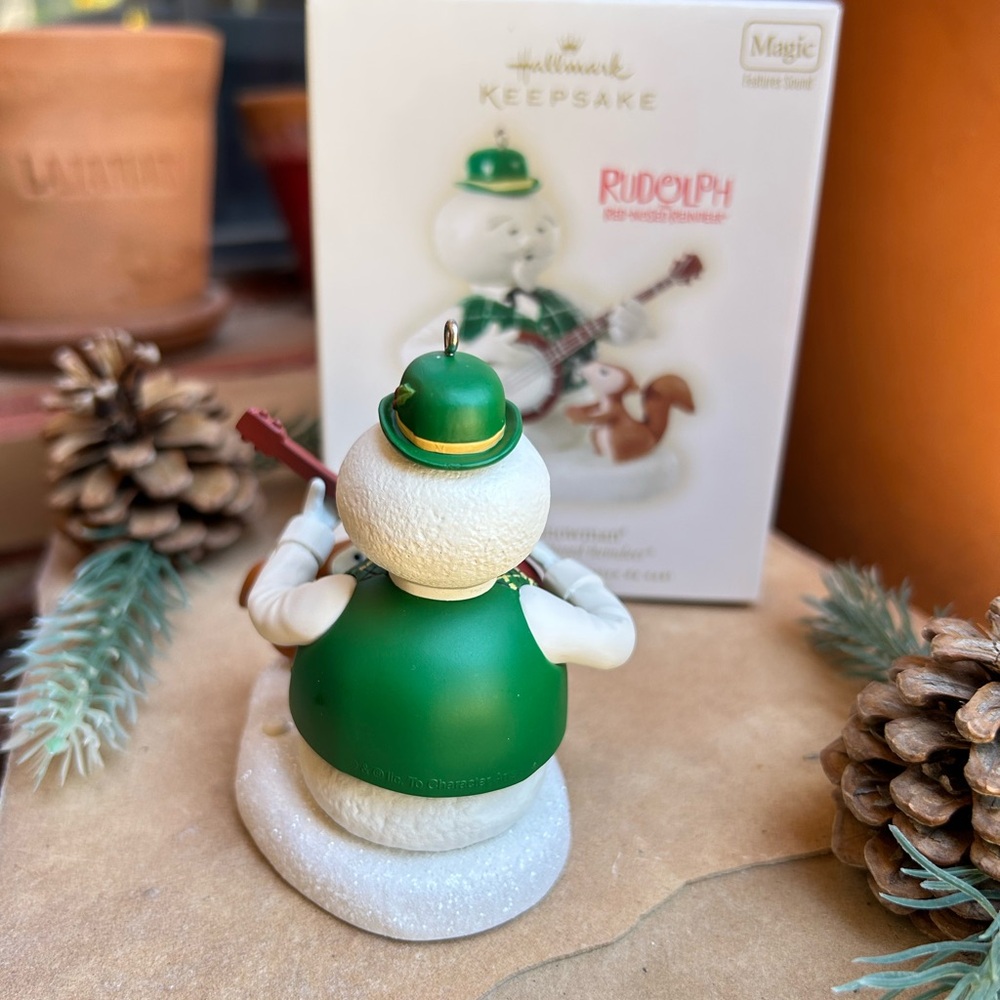Hallmark Sam the Snowman the Rudolph Collection Keepsake Ornament New in Box - Picture 8 of 11
